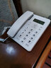 中诺电话机家用固定电话座机免提通话双键拨号来电显示商务办公室家庭酒店老人前台W099白色 实拍图