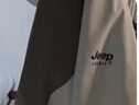 JEEP SPIRIT吉普夹克男秋冬季冲锋外套男女防风上衣男 白卡 4XL 实拍图