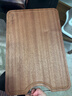 双枪乌金檀菜板 百年龄整木砧案板家用切菜食品抗菌防霉实木40*27*2.5 实拍图