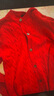 优衣库女装纽花圆领针织开衫/毛衣外套空调衫通勤秋冬新款481477 16 红色 S 实拍图
