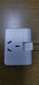 超薄一转三插座 插排开关办公家用宿舍可旋转多功能插座转换器一转三靠墙不挡开关扩展多孔排插头 白色一个装 实拍图