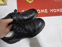 奥康（Aokang）男鞋男士商务休闲鞋英伦舒适低帮圆头系带皮鞋 黑色39码 实拍图