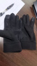 诗兰伦萨手套男冬季保暖防泼水防风防滑户外运动加绒加厚触屏骑行防寒手套 黑色-加绒 实拍图