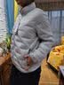 雪中飞羽绒服女短款2025冬季韩版修身百搭轻薄90绒外套高级灰M 实拍图