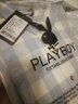 花花公子（PLAYBOY）衬衫男长袖2025秋冬新款潮流宽松格子衬衣男装时尚百搭休闲外套 黄格 2XL 180 实拍图