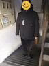 海澜之家（HLA）羽绒服男加厚三防石墨烯运动连帽外套男冬季 黑色5G 3XL 190/104A 推荐91-98kg 实拍图