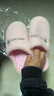 小熊小兔新款秋冬季情侣保暖学生男拖鞋女厚底防滑外穿居家棉拖鞋 小熊小兔棉拖-粉色 38-39 适合37-38 实拍图