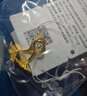 周六福小金花足金999黄金耳钉女生日礼物计价AC090379 一对 约0.67g 实拍图