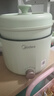 美的（Midea）电煮锅 宿舍小电锅 电蒸锅 多功能家用宿舍泡面小火锅 蒸煮一体电热锅2.6L多功能锅XZE2066 配蒸笼 实拍图