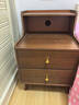 灏森梦床头柜卧室小型床头桌现代简约床边柜窄款置物时尚收纳架柜子 【加高款】胡桃色40CM 实拍图