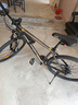 沃雷顿（VORLAD）山地自行车红日300碟刹禧玛诺24速可锁死前叉男士女士通勤单车 灰黑色27.5*17寸（身高170-185） 实拍图