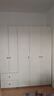 全友家居 简约奶油风衣柜组合家具卧室家用靠墙落地衣服柜子成品衣橱 实拍图