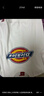Dickies 【经典款】卫衣 男女同款大logo印花圆领卫衣 卫衣男7059 白色 2XL 实拍图