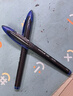 uni三菱 uni-ball AIR黑科技蓝色中性笔高颜值0.5蓝笔签字笔商务直液式水笔水性笔 UBA-188M 12支 实拍图