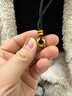 唐怀瑟免绑高级高端绳子专用挂绳八宝罗盘编织绳项链绳配绳黄金吊坠编绳 胶囊扣 金典黑 2.5mm 实拍图