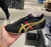 Onitsuka Tiger鬼塚虎男女鞋休闲鞋舒适透气轻便慢跑鞋RUNSPARK 1183B480 黑色 37.5 实拍图