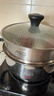 爱仕达（ASD）汤锅 304不锈钢小蒸锅 蒸煮一体汤锅 22CM燃气电磁炉通用奶锅B1-Z 实拍图