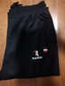 啄木鸟【纯棉休闲】休闲运动裤男秋冬大码宽松束脚卫裤冬加绒加厚 【春秋款】直筒黑色 XL （建议115-135斤） 实拍图