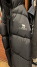 骆驼（CAMEL）抱抱户外羽绒服鸭绒加厚面包服秋冬拒水保暖时尚潮流防风运动外套 幻影黑，男女同款，A1W2PN121N5 XL 实拍图