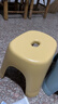 换鞋凳小凳子座椅小板凳可叠放加厚塑料凳高级感儿童学生寝室矮凳 柠檬黄1个 实拍图