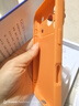 古雷斯（GURRS）适用苹果17pro手机壳 iphone17pro保护套镜头全包超薄防摔防磨超越液态硅胶简约男女款 星宇橙 实拍图