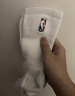 NBA篮球袜男高筒休闲运动长袜铜离子抗菌纱线秋冬加厚毛巾底棉袜3双 实拍图