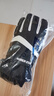 回力手套冬季男骑行手套滑雪加厚保暖触屏防泼水防风寒电动摩托手套女 黑色【科技锁温+骑车防滑】 均码 实拍图