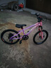 凤凰山地自行车男女变速山地车碟刹青少年儿童自行车学生单车 星际 粉紫【变速+辐条轮】 20寸【适合125-160cm】 实拍图