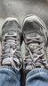 骆驼（CAMEL）运动老爹鞋男透气厚底潮休闲鞋子 K13C09L7014 碳灰 42 实拍图