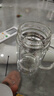富光双层玻璃杯商务泡茶杯子大容量耐热办公水杯过滤带把银色320ml 实拍图