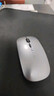 英菲克（INPHIC）M1无线鼠标可充电办公蓝牙三模电量显示静音便携适用于惠普华硕苹果IPAD笔记本电脑无限轻音 【无线-2.4G充电版-轻音按键】太空银 实拍图