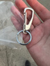 博友（BO YOU）304加厚不锈钢钥匙扣汽车钥匙链挂钩挂件锁匙扣男士高档钥匙圈环 经典款A5952 实拍图