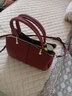 奥康骐骥红女包牛皮大容量手提包轻奢单肩包生日圣诞礼物送妈妈老婆 实拍图