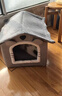 阿柴与猫猫窝半封闭式房子型冬季保暖网红猫屋猫咪床四季通用狗房子宠物窝 实拍图