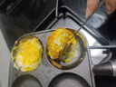 【大牌同款】章丘四孔铸铁煎蛋锅无涂层不易粘多功能早餐煎蛋锅 【升级款】加深18cm 铸铁四孔煎锅 实拍图