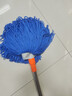 无水痕拖把家用一拖净超细纤维线绳拖布超强吸水老式拖布地拖墩布 蓝色扁头老式拖把+不锈钢杆 晒单实拍图