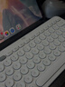 罗技（Logitech）时尚系列 K380 键盘 蓝牙办公键盘 无线键盘 女友 便携超薄键盘 笔记本键盘 芍药白 实拍图