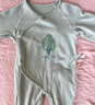 童泰婴儿连体衣新生儿衣服四季0-6月初生宝宝哈衣爬服纯棉内衣2件装 绿白小树（四季款） 52cm (建议0-2个月身高50-55cm) 实拍图
