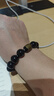 中国黄金招财貔貅手链男黑曜石手串男生日礼物送男友心经护身符周年纪念日 招财貔貅心经黑曜石手串-14mm 实拍图