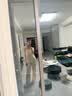 悦内带胸垫睡衣女春秋款秋季纯棉全棉纱布长袖家居服夏季薄款三件套装 22109蕊黄【三件套】 M (160) 【体重90-110斤】 实拍图