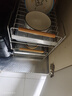 帅仕（shuaishi）厨房抽拉置物架橱柜拉篮碗碟架碗盘置物架不锈钢沥水碗架收纳架 实拍图