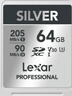 雷克沙（Lexar）64GB SD存储卡 U3 V30 佳能索尼富士尼康相机高速SD卡 读205MB/s 写140MB/s 4K超清录制 SD银卡 实拍图