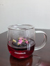 GLASSLOCK 玻璃茶杯耐热水杯茶水分离过滤杯家用办公室男女专用泡茶杯350ml 实拍图