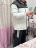 雪中飞【反季清仓】新款百搭时尚休闲斜插式口袋男女同款短款立领羽绒服 浅灰色|8139 M 170/88A 实拍图