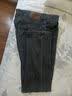 啄木鸟牛仔裤男春秋季宽松直筒裤男士中年商务休闲高端弹力加绒冬装长裤 烟灰色 2XL -32/(130-140斤) 实拍图