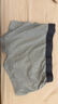 海澜之家内裤男纯棉男士内裤抗菌透气纯棉内裤男士宽松大码裤衩裤头男内裤 黑色/深灰/浅灰-10A抗菌纯棉 3条 XL -175/100(130-150斤) 实拍图