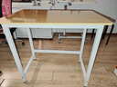 舒客艺家 电脑桌台式小户型小桌子家用学习桌写字办公书桌电竞长条桌子 木纹白架单桌80*50*74 加固电脑桌 实拍图