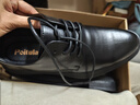 波图蕾斯皮鞋男士系带商务休闲鞋韩版潮流厚底正装鞋婚鞋男 9708 黑色 41  实拍图
