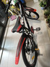 凤凰（Phoenix）儿童自行车山地车男女学生脚踏车6-15岁童车 霸道 黑红色 22寸 实拍图