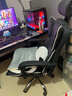 锦汐电脑椅办公椅子电竞椅家用人体工学椅老板椅主播靠背椅皮革转椅 黑色+4级杆+乳胶【升级猫抓皮】 实拍图